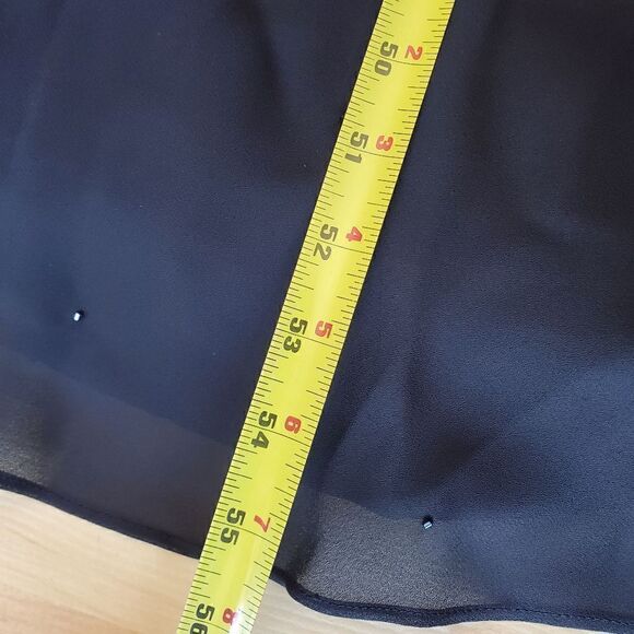 CHELSEA NIGHTS Women's Maxi Dress Black Size 8 Embellished Y2K Prom Gothic - Picture 9 of 9